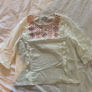 Madewell Smocked top